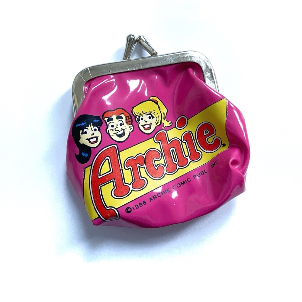 Archie 1986 Pink Coin Purse Vintage Collectible Nostalgia